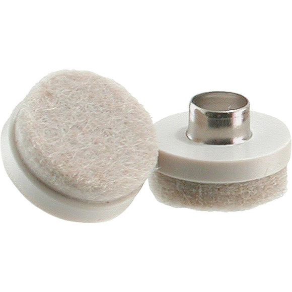 Do it 1 In. Round Almond Nail on Furniture Glide,(8-Pack)