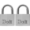 Do it 1-1/2 In. Aluminum Keyed Padlock (2 Pack)