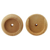 Do it 1-3/8 In. Wood Closet Rod Socket, Natural (2-Pack)