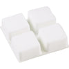 Do it 1/2 In. Square White Furniture Bumpers,(9-Count)
