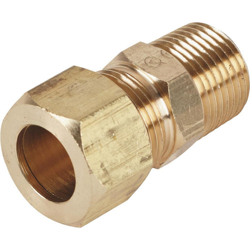 Do it 1/2 In. x 3/8 In. Brass Male Union Compression Adapter