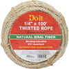 Do it 1/4 In. x 100 Ft. Natural Twisted Sisal Fiber Packaged Rope