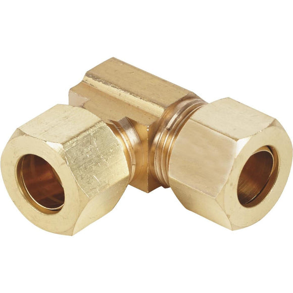 Do it 3/8 In. 2-Way Low Lead Compression Brass Elbow