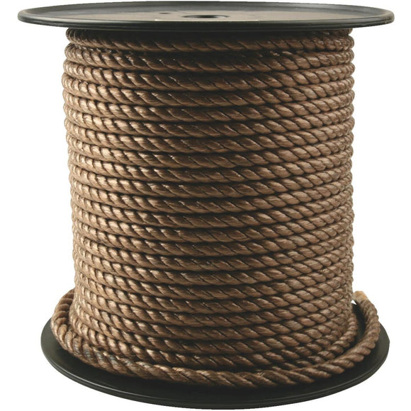 Do it 3/8 In. x 300 Ft. Brown Twisted Unmanila Polypropylene Rope