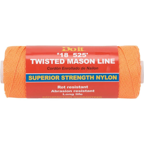 Do it 525 Ft. Fluorescent Orange Twisted Nylon Mason Line