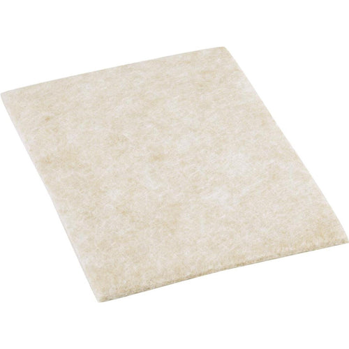 Do it 6 x 4-1/4 In. Beige Self Adhesive Felt Guard Blanket,(2-Pack)