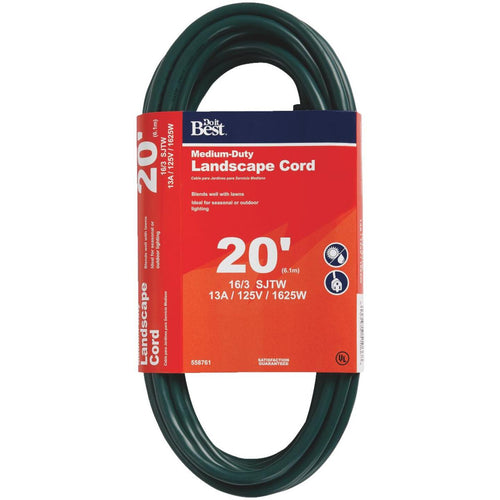 Do it Best 20 Ft. 16/3 Landscape Extension Cord