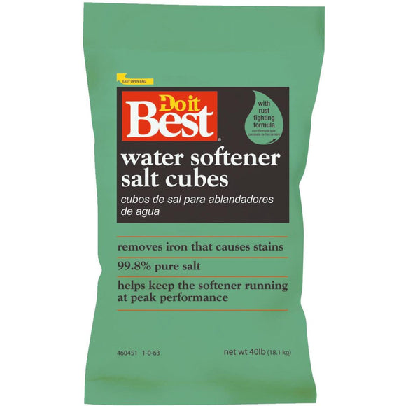 Do it Best 40 Lb. Water Softener Salt Cubes with Rust Remover