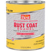 Do it Best Rust Coat Oil-Based Gloss Enamel, Bright Yellow, 1 Qt.