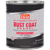Do it Best Rust Coat Oil-Based Satin Enamel, Black, 1 Qt.