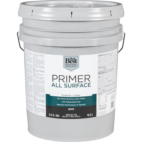 Do it Best White Exterior Primer, 5 Gal.