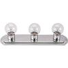 Home Impressions 3-Bulb Chrome Vanity Bath Light Bar