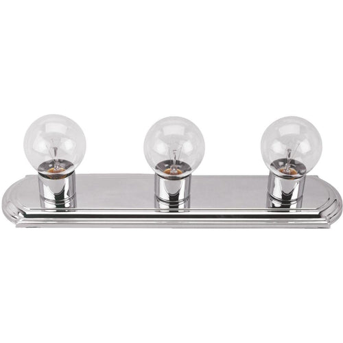 Home Impressions 3-Bulb Chrome Vanity Bath Light Bar