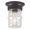 Home Impressions Incandescent Type A 60W Aluminum Diecast Outdoor Ceiling Light Fixture