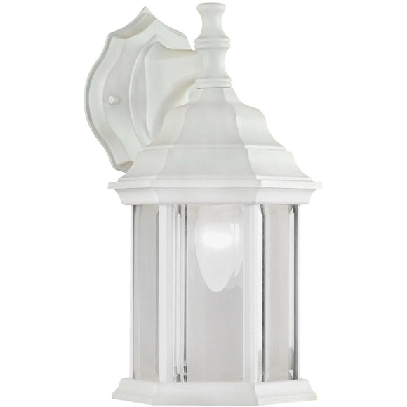 Home Impressions White Incandescent Type A Outdoor Wall Light Fixture