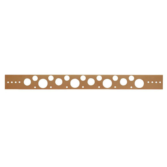 Jones Stephens 1/2 In. - 1 In. x 20 In. Copper-Plated Pipe Hanger Bracket