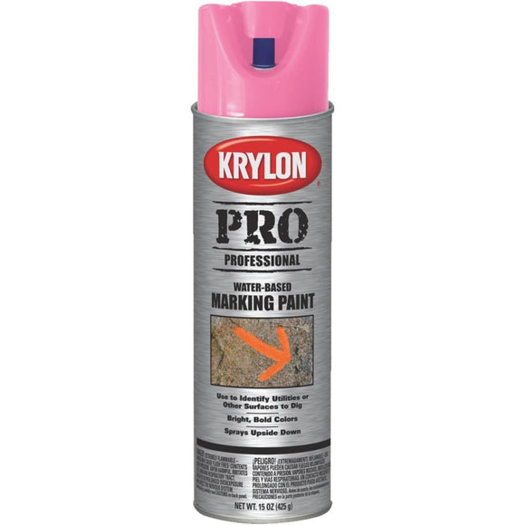 Krylon Fluorescent Pink 15 Oz. Inverted Marking Spray Paint