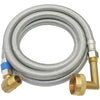 Lasco 3/8 In. x 3/8 In. x 72 In. Stainless Steel Dishwasher Connector