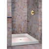 Mustee Durabase 32 In. W x 32 In. D Center Drain Shower Floor & Base in White