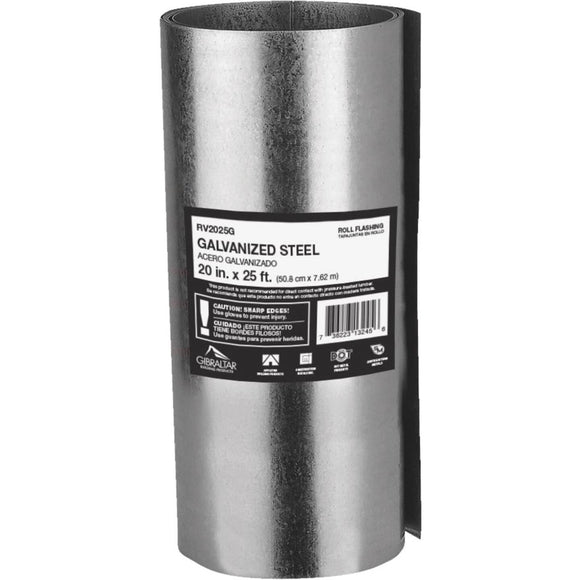 NorWesco 20 In. x 25 Ft. Mill Galvanized Roll Valley Flashing