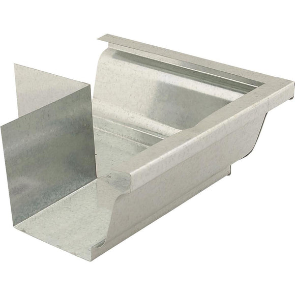 NorWesco 4 In. Galvanized Gutter Outside Corner
