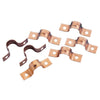 Oatey 3/4 In. Copper Plated Steel Pipe Strap (12-Pack)