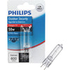 Philips 50W 120V Clear GY8.6 Base T4 Halogen Special Purpose Light Bulb