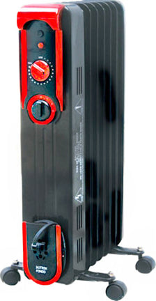 HEATER OIL FILLED BK 7-FIN RADIANT