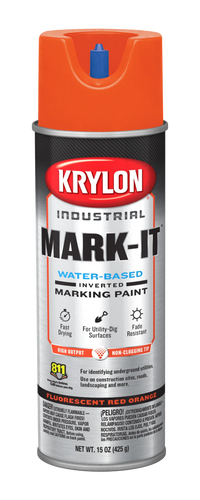 Krylon® Mark-It™ Water-Based Inverted Marking Paint Flat