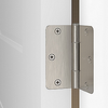 National Hardware Squeak Guard Door Hinges 5/8 In. Radius Round Corners 3.5, Satin Nickel
