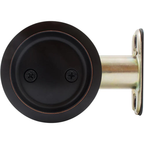 Stone Harbor Hardware Round Pocket Door Lock Hall/Closet Latch