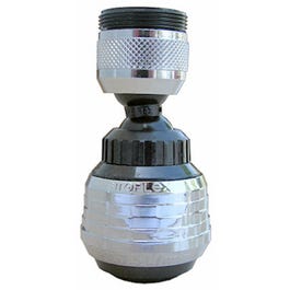 Siroflex Kitchen Swivel Spray Aerator, 360 Degree, Black & Chrome