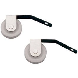 Sliding Screen Door Tension Spring Rollers, 1-In. Nylon Wheel, 2-Pk.