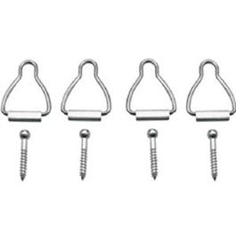 Spline Chain Bail Latches, Aluminum, 4-Pk.