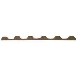 Square Horizontal Wood Closure Strip, 6-Ft.