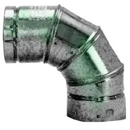Type B Gas Vent 3-Inch, 90 degree Adjustable Elbow