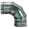 Type B Gas Vent 4-Inch, 90 degree Adjustable Elbow