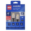 Ultra High Speed HDMI Cable With Ethernet, Black, 6-Ft.