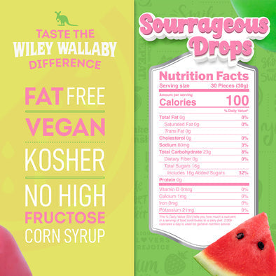 Wiley Wallaby Sourrageous Drops
