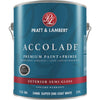 Pratt & Lambert Accolade 100% Acrylic Paint & Primer Semi-Gloss Exterior House Paint, Super One Coat White, 1 Gal.