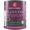 Pratt & Lambert Accolade Premium 100% Acrylic Paint & Primer Satin Interior Wall Paint, Bright White Base, 1 Qt.