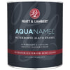 Pratt & Lambert Aquanamel Waterborne Alkyd Semi-Gloss Interior/Exterior Enamel, Bright White Base, 1 Qt.