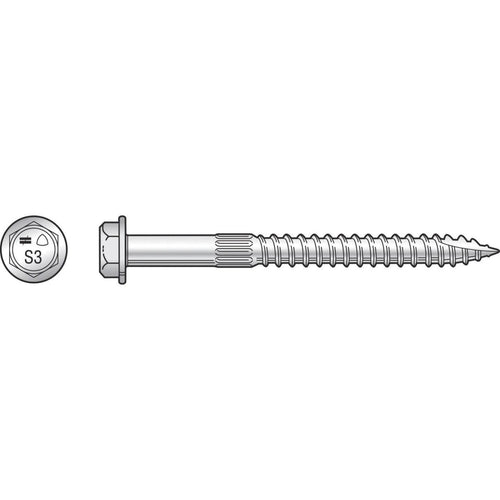 Simpson Strong Tie 1/4 In. x 3 In. Wood Screw (150 Ct.)
