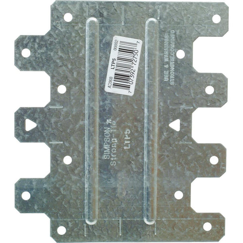 Simpson Strong-Tie 4-1/2 in. W. x 5-1/8 in. L. Galvanized Steel 20 Gauge Tie Plate