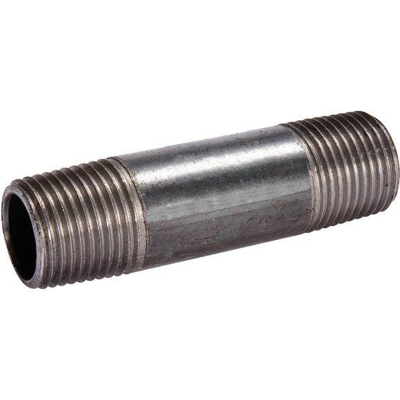 Southland 3/8 In.x 3 In. Schedule 40 Welded Steel Black Iron Nipple