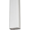 Spectra Metals 3 In. x 4 In. White Aluminum Downspout