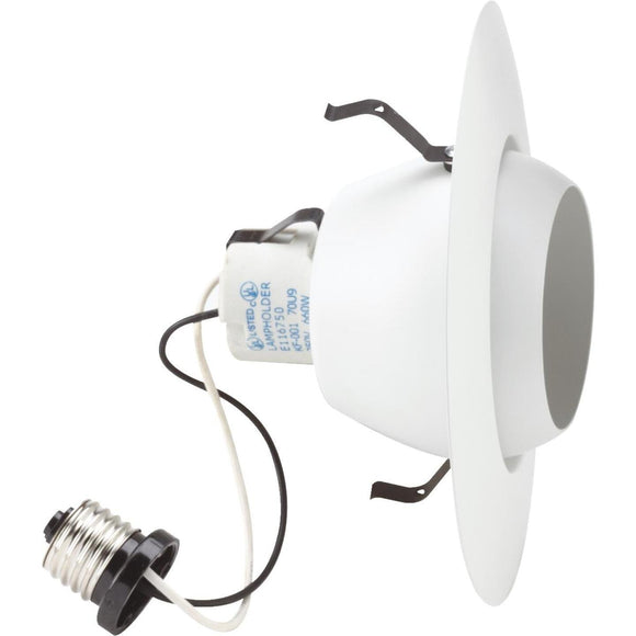 Thomas 5 In. White Eyeball Recessed Fixture Trim