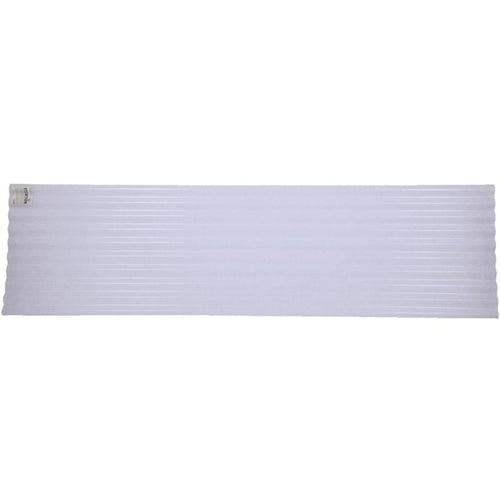 Tuftex Seacoaster 26 In. x 8 Ft. Crystal Clear Round Wave Vinyl Corrugated Panels