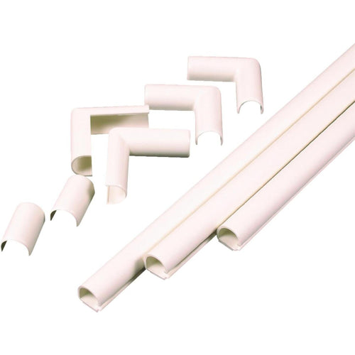 Wiremold CordMate 1-1/2 In. x 3 Ft. Ivory Channel