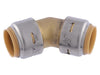 Sharkbite Max Brass Push 45-Degree Elbow